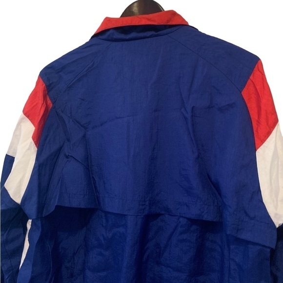 CHAMPION | Vintage Red White & Blue Warm Up Windbreaker | Size L - Picture 6 of 12